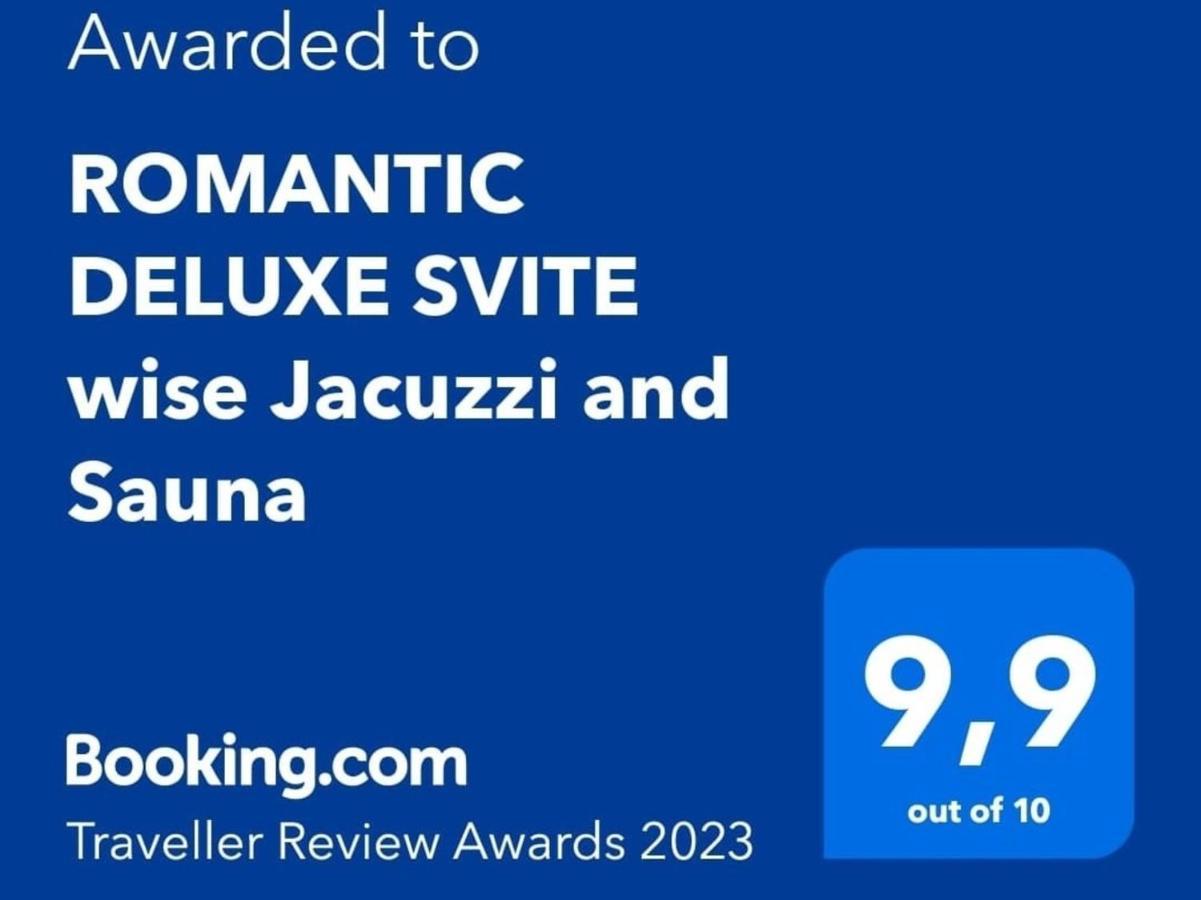 Romantic Deluxe Svite Wise Jacuzzi And Sauna Athena Bagian luar foto